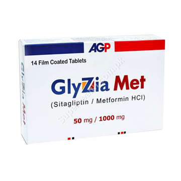Picture of Glyzia Met 50/1000mg Tab 14x1s